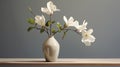 Realistic 3d Model Images Of White Magnolia Flower