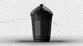 This realistic 3d modern mockup shows a protein shaker, a cup designed for sports nutrition, a gainer or whey shake