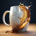 Realistic 3d Mug Wallpaper With Hyperrealism Details