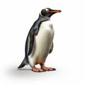 Realistic 3d Penguin Image: Hyper-detailed Rendering With Vibrant Colors