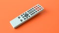 Realistic 3d Remote Control On Orange Background Royalty Free Stock Photo