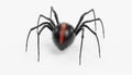 3D Render of Black Widow Spider Royalty Free Stock Photo