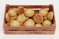 3D Render of Bread Rolls in Box