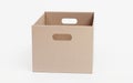 3D Render of Carboard Box Royalty Free Stock Photo