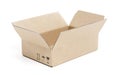 3D Render of Carboard Box Royalty Free Stock Photo