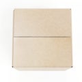 3D Render of Carboard Box Royalty Free Stock Photo