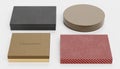 3D Render of Chocolate Boxes Royalty Free Stock Photo