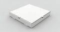 Blank White Pizza Box Mockup for Branding Royalty Free Stock Photo
