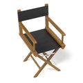 3D Render of DirectorÃÂ´s Chair Royalty Free Stock Photo