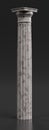 3D Render of Doric Column Royalty Free Stock Photo