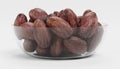 3D render of Dried Dates in Bowl