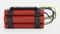 3D Render of Dynamite Royalty Free Stock Photo