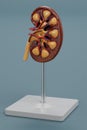 3D Render of Kidney Section Model