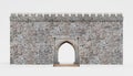 3D Render of Medieval Gate