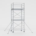 3D Render of Metal Scaffolding