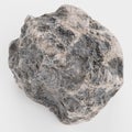 3D Render of Rock Stone Royalty Free Stock Photo