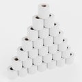 3D Render of Toilet Papers Set