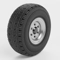 3D Render of Tyre Royalty Free Stock Photo