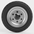 3D Render of Tyre Royalty Free Stock Photo