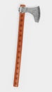 3D Render of Viking Axe Royalty Free Stock Photo