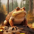 Realistic 3d Toad Clipart With Vibrant Caricatures