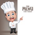 Realistic 3D Young Friendly Professional Chef Cook Character