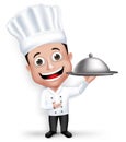 Realistic 3D Young Friendly Professional Chef Cook Character