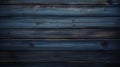 Realistic Dark Brown And Blue Wooden Background - Detailed Rendering Royalty Free Stock Photo