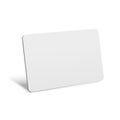 Realistic Detailed 3d Blank Plastic Credit Card Empty Template. Vector Royalty Free Stock Photo