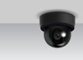 Realistic Detailed 3d Ceiling CCTV Security Camera. Vector