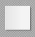 Realistic Detailed 3d Empty Book Template Album Vertical Orientation. Vector