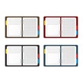 Realistic Detailed 3d Empty Template Organizer Planner Set. Vector