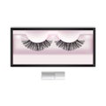Realistic Detailed 3d False Eyelashes in Package Box. Vector Royalty Free Stock Photo
