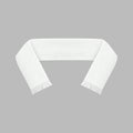 Realistic Detailed 3d Football White Blank Fan Scarf. Vector