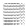 Realistic Detailed 3d Metal Fence Wire Mesh. Vector Royalty Free Stock Photo