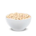 Realistic Detailed 3d Oatmeal Breakfast. Vector