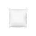 Realistic Detailed 3d Template Blank White Pillow Mock Up Set. Vector Royalty Free Stock Photo