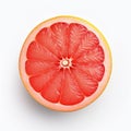 Realistic And Detailed Grapefruit Image With Minimal Retouching Royalty Free Stock Photo