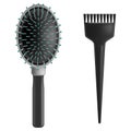Realistic Detailed Plastic Brush Set. Vector Royalty Free Stock Photo