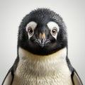 Realistic And Detailed Portrait Of A Young Penguin