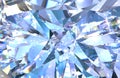 Realistic diamond texture close up. blue gem Royalty Free Stock Photo