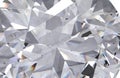 Realistic diamond texture close up, 3D render Royalty Free Stock Photo