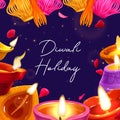 Realistic Diwali Poster