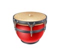 Realistic Drum Illustration Royalty Free Stock Photo