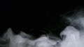 Realistic Dry Ice Smoke Clouds Fog Overlay Royalty Free Stock Photo