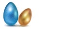 Realistic Easter eggs Royalty Free Stock Photo