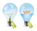 Realistic eco bulbs - set 3