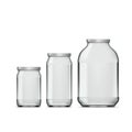 Realistic Empty 3L Glass Jar Set Isolated On White Background Royalty Free Stock Photo