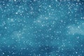 Realistic falling snow with snowflakes and clouds. Winter transparent background for Christmas or New Year card. Frost Royalty Free Stock Photo
