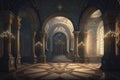 Realistic Fantasy Interior of Royal Palace